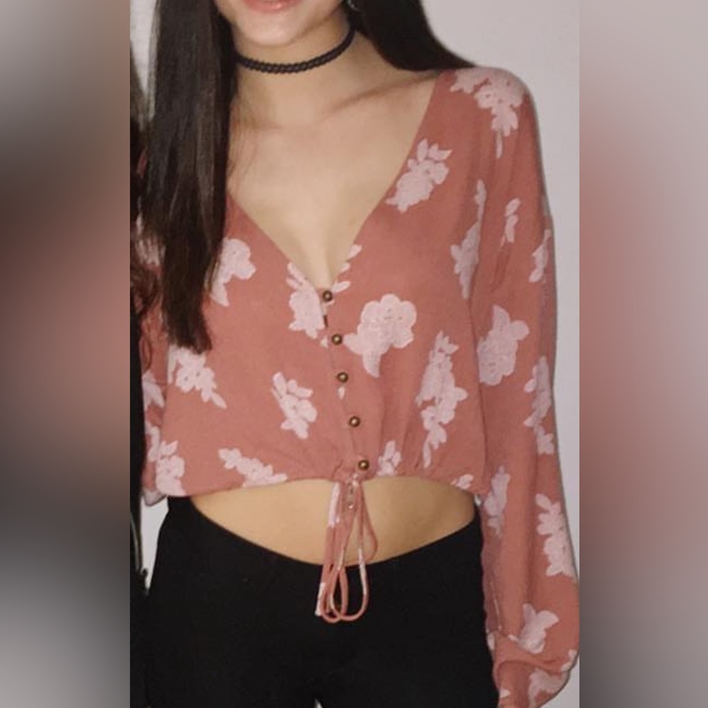 Lulu’s Boho Cropped Blouse
